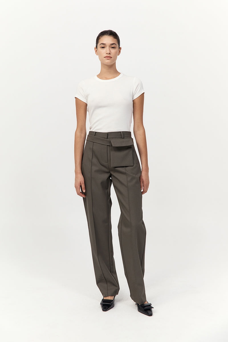 Utility Pocket Pants - Khaki - 2