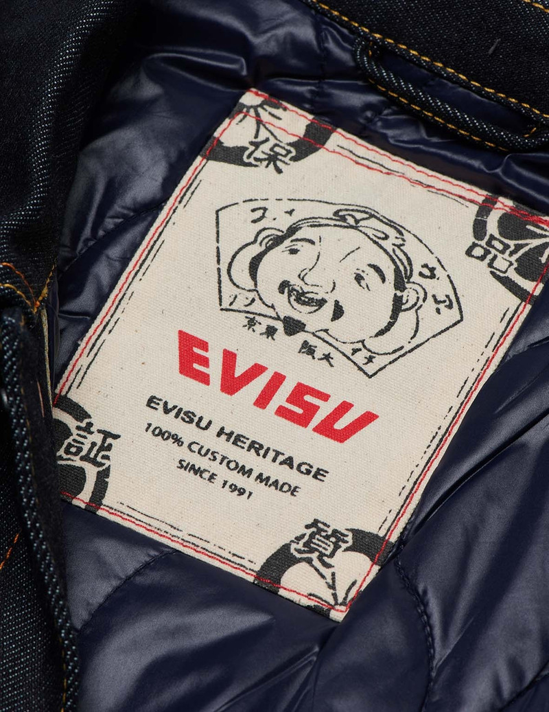 KAMON AND JAPANESE PATTERN EMBROIDERED DENIM JACKET 15