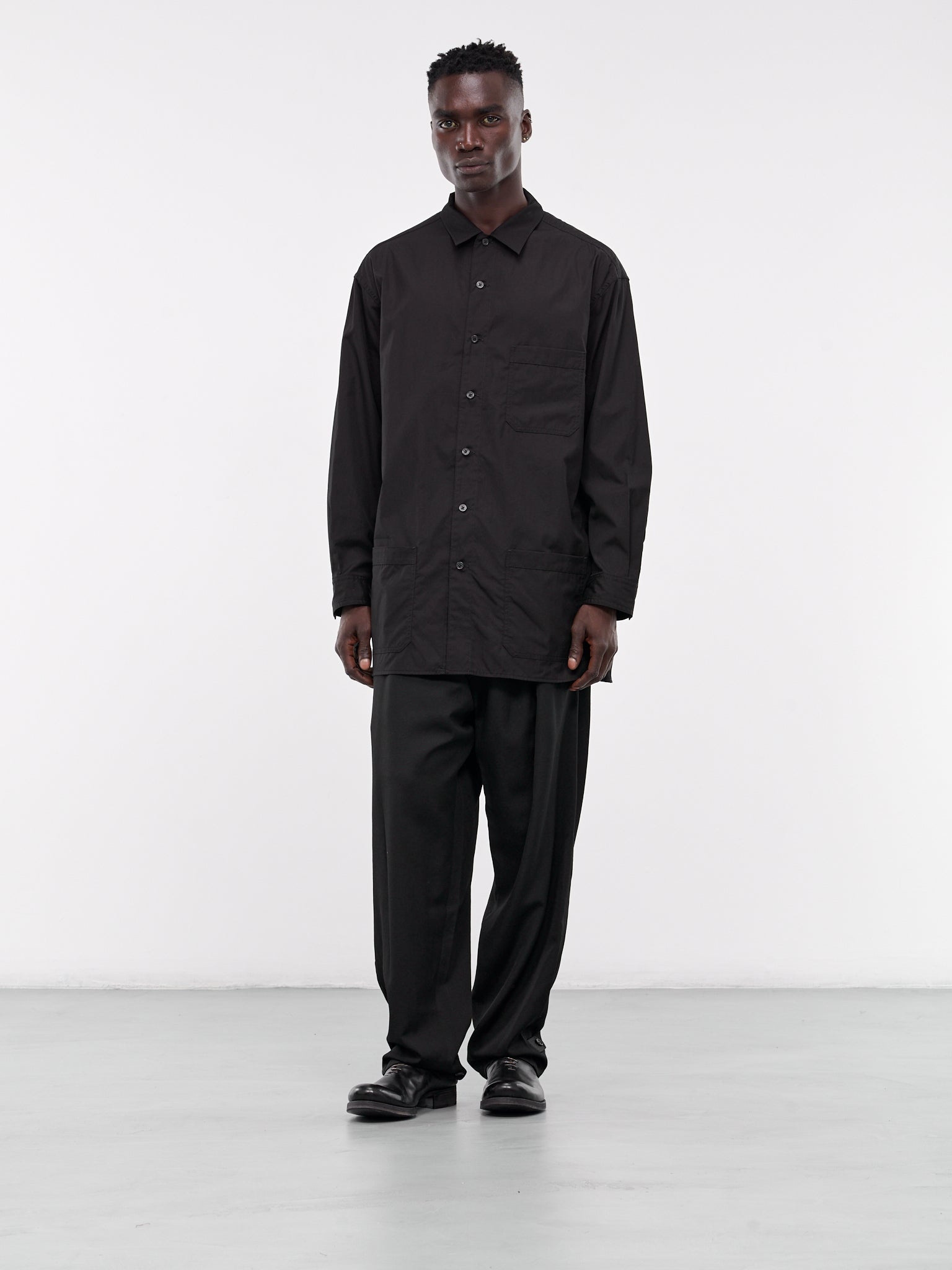 Yohji Yamamoto R-Chain Stitch 3-Pocket Shirt | hlorenzo