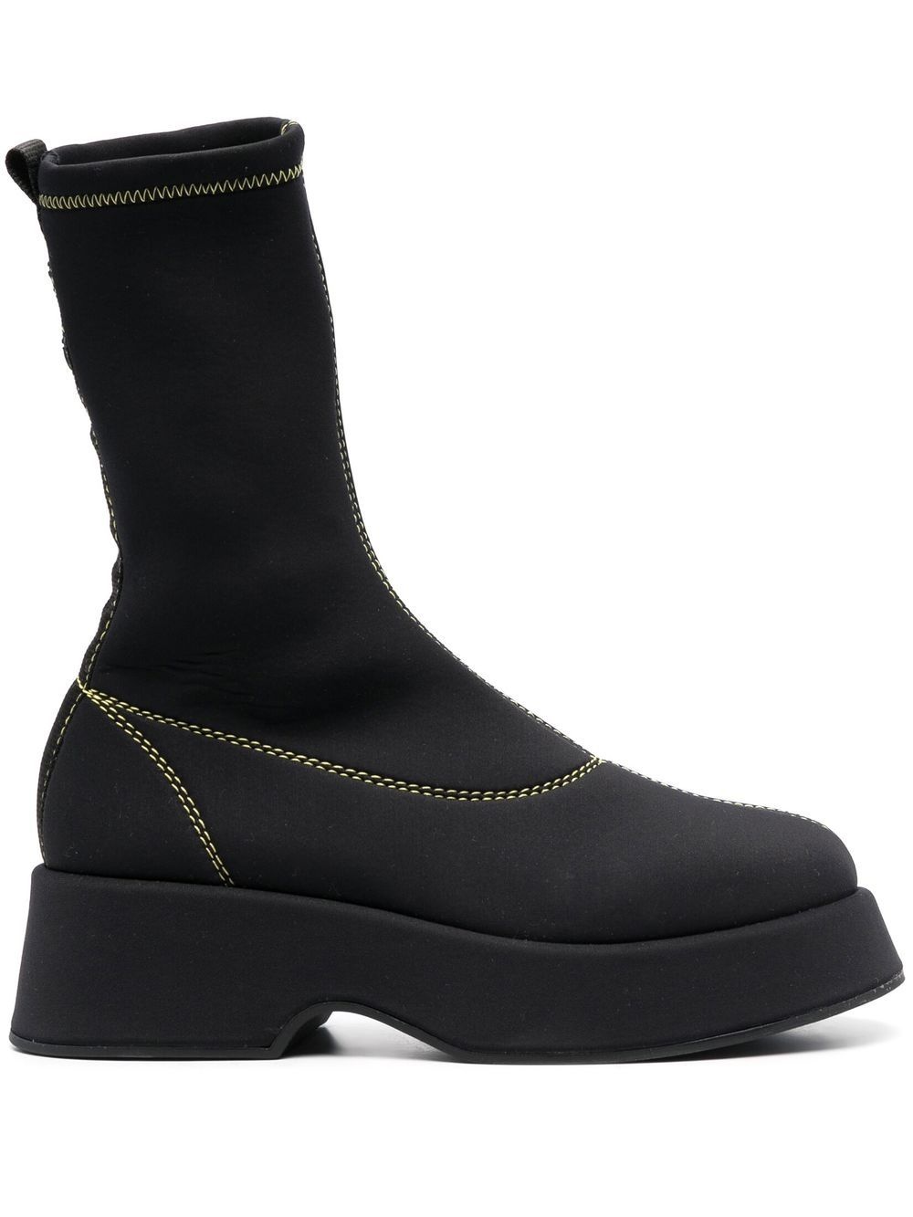 Retro Flatform ankle boots - 1