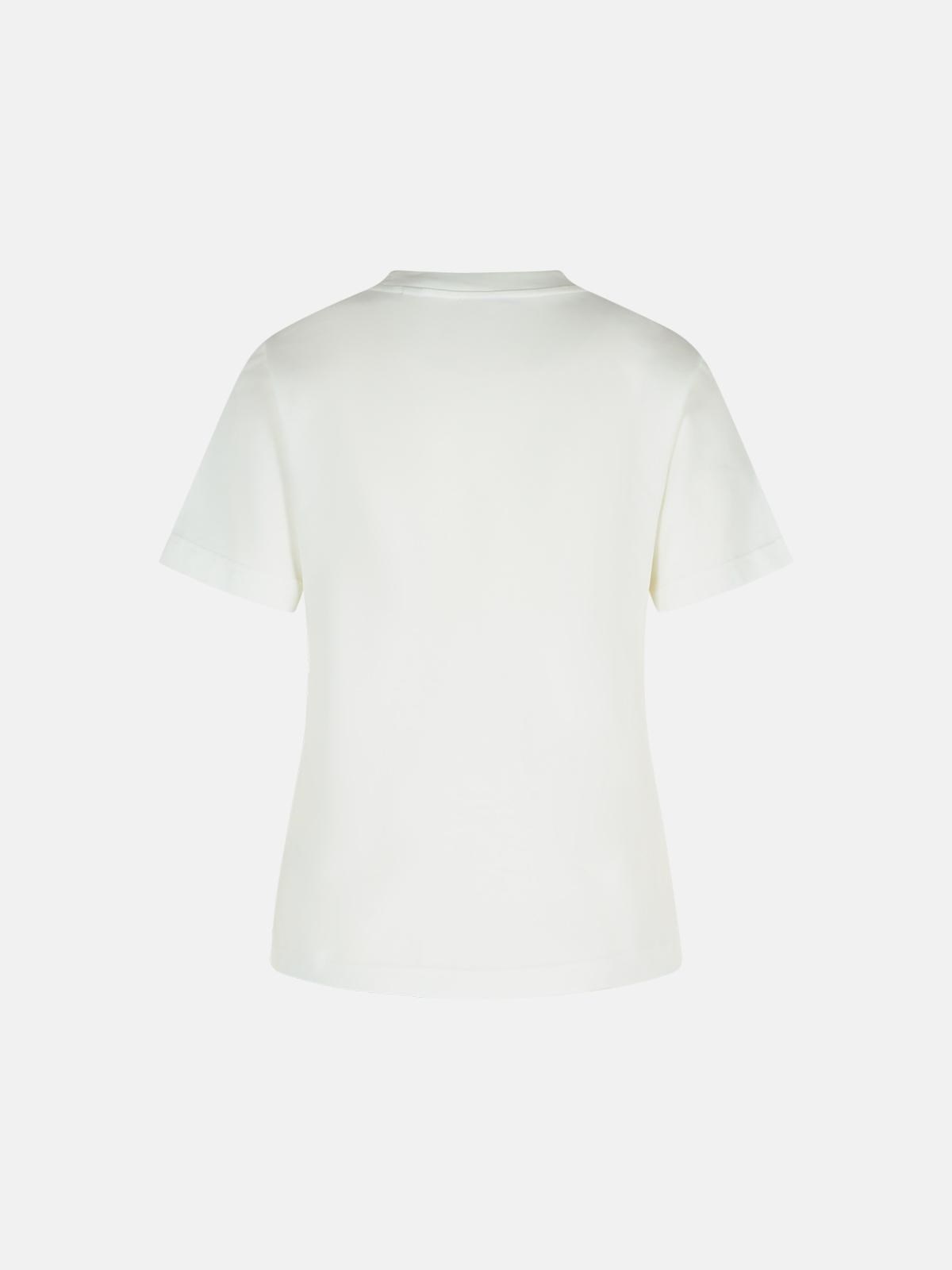 IVORY COTTON T-SHIRT - 3