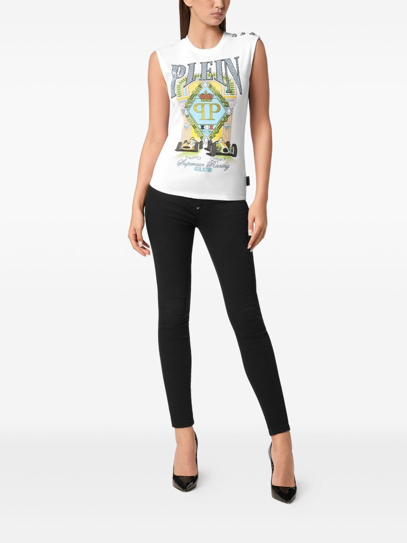 PHILIPP PLEIN Supercar Racing Club tank top outlook