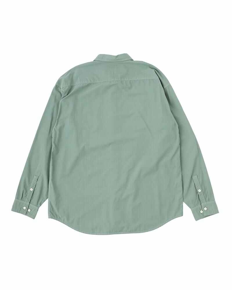 CHORE SHIRT L/S GREEN - 2