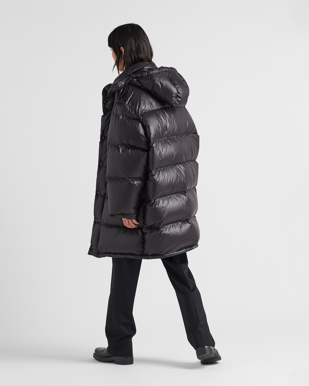 Re-Nylon down coat - 5