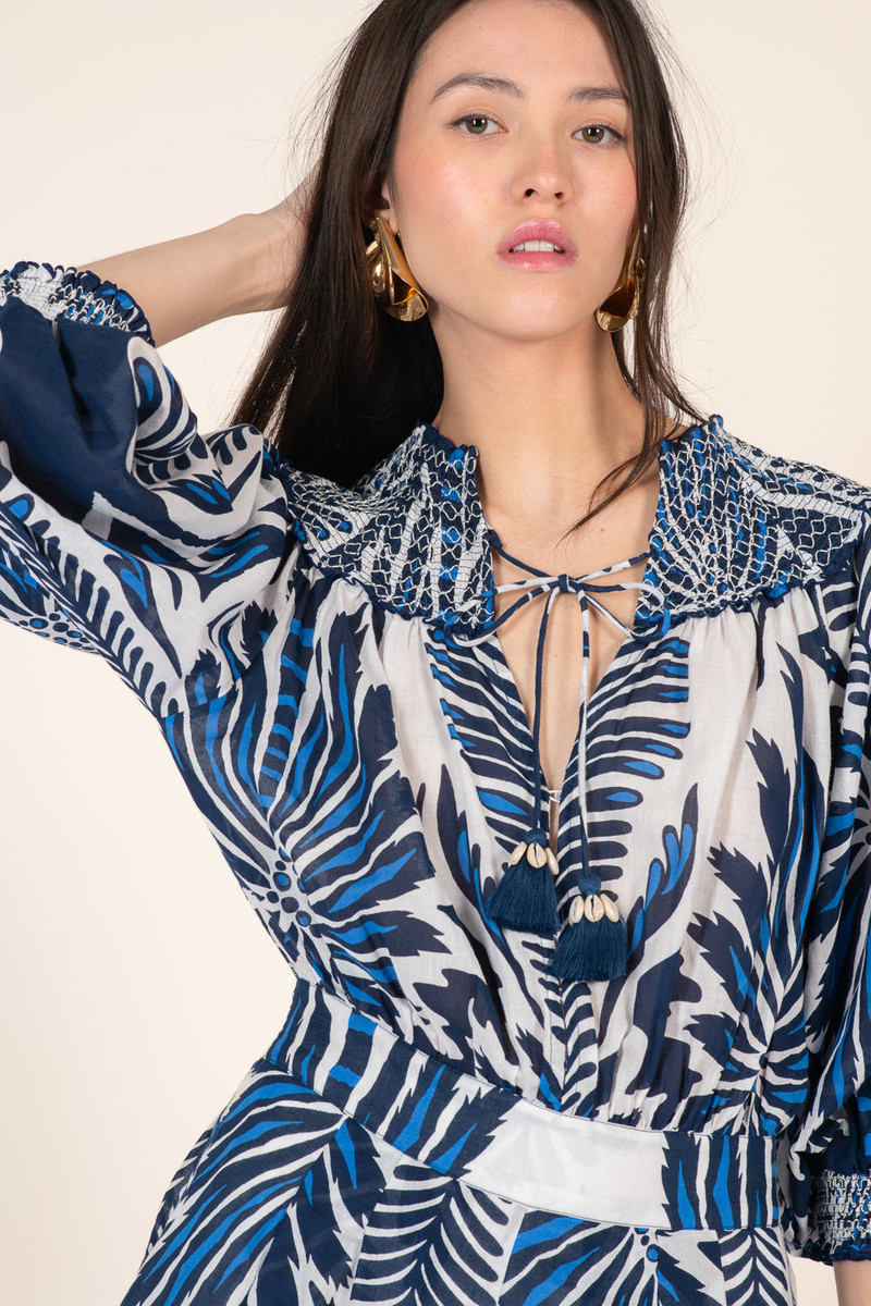Short Jumpsuit Janna - Navy Cartagena 3