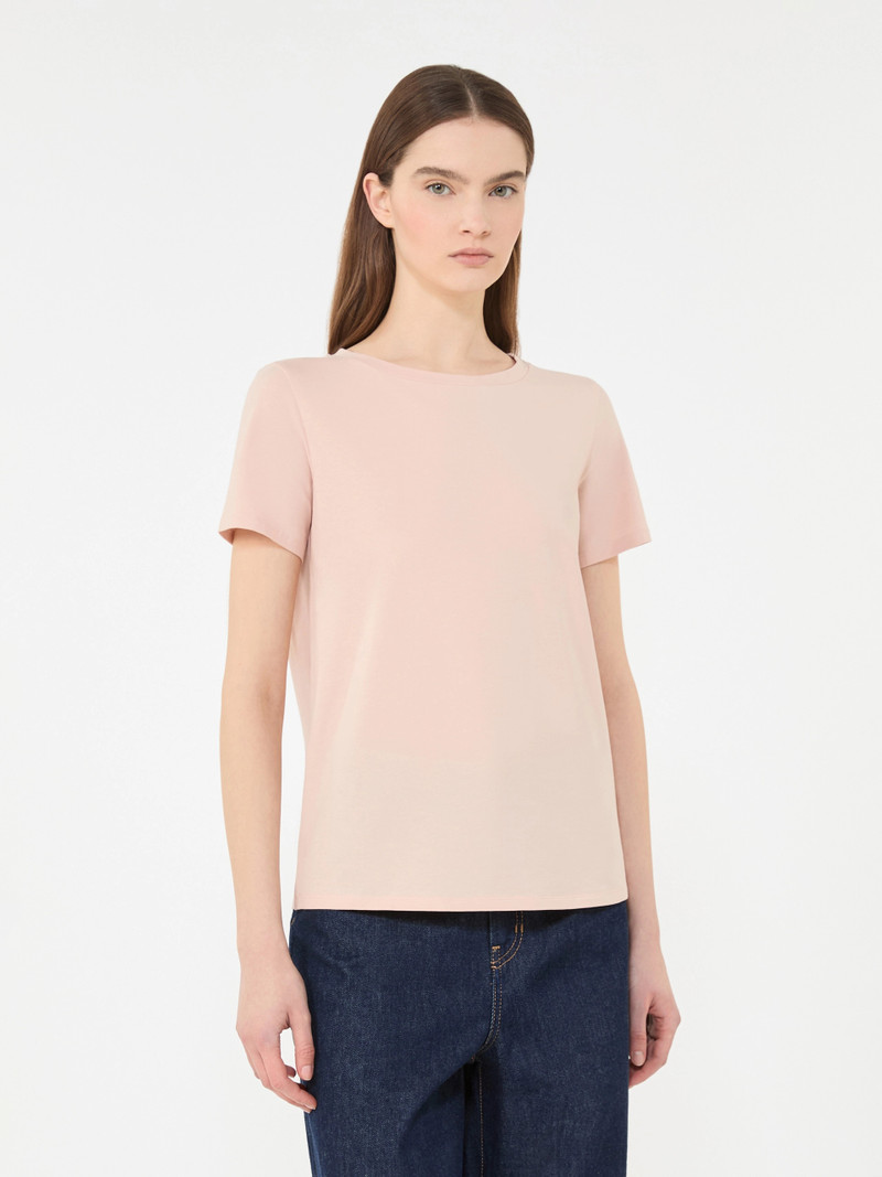 MULTIB Basic cotton jersey T-shirt - PINK 3