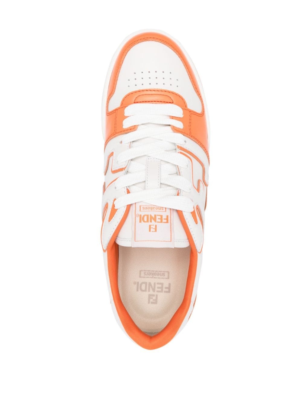 Match leather sneakers - 4