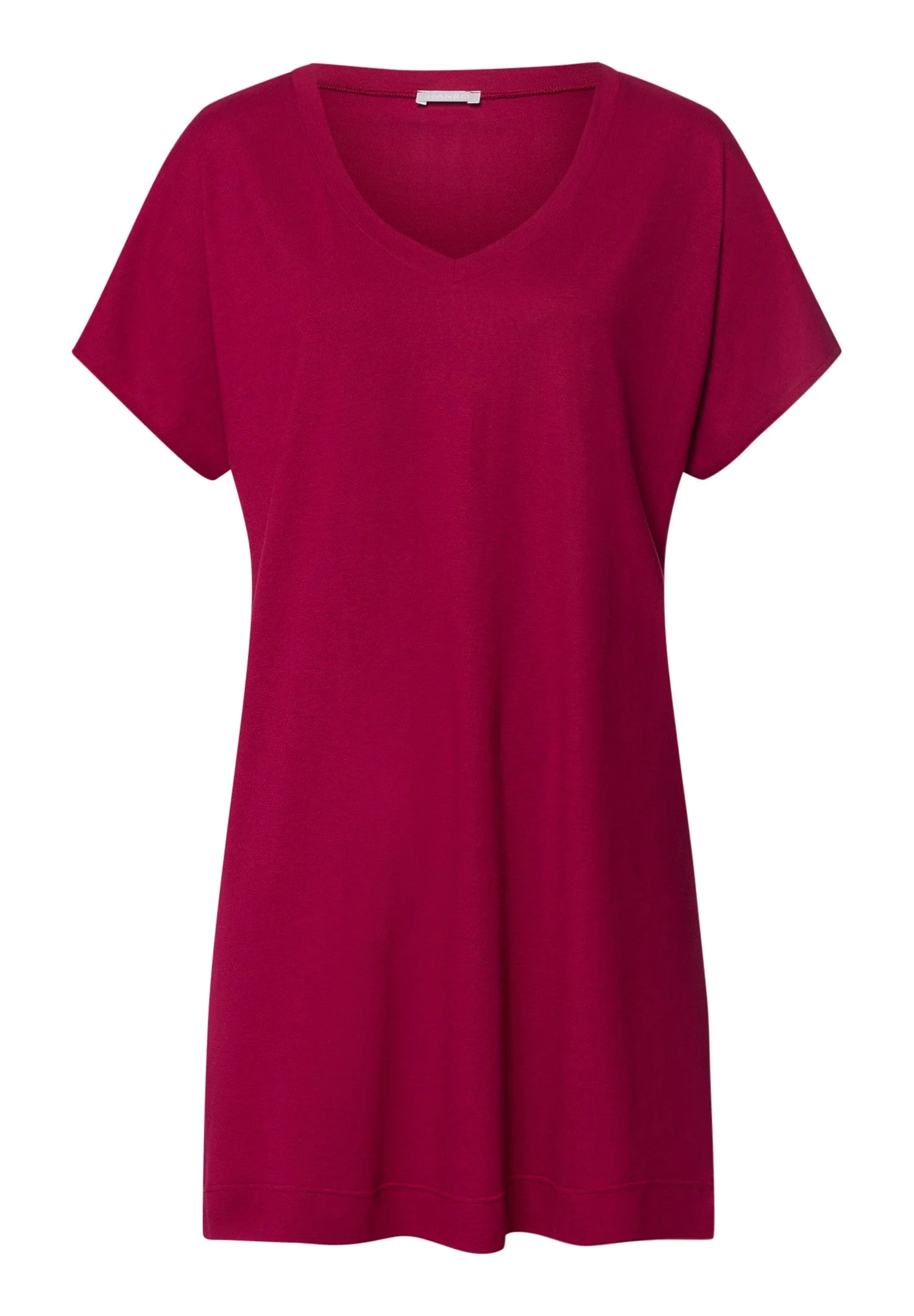 Laura Cotton Blend V-Neck Bigshirt - 1