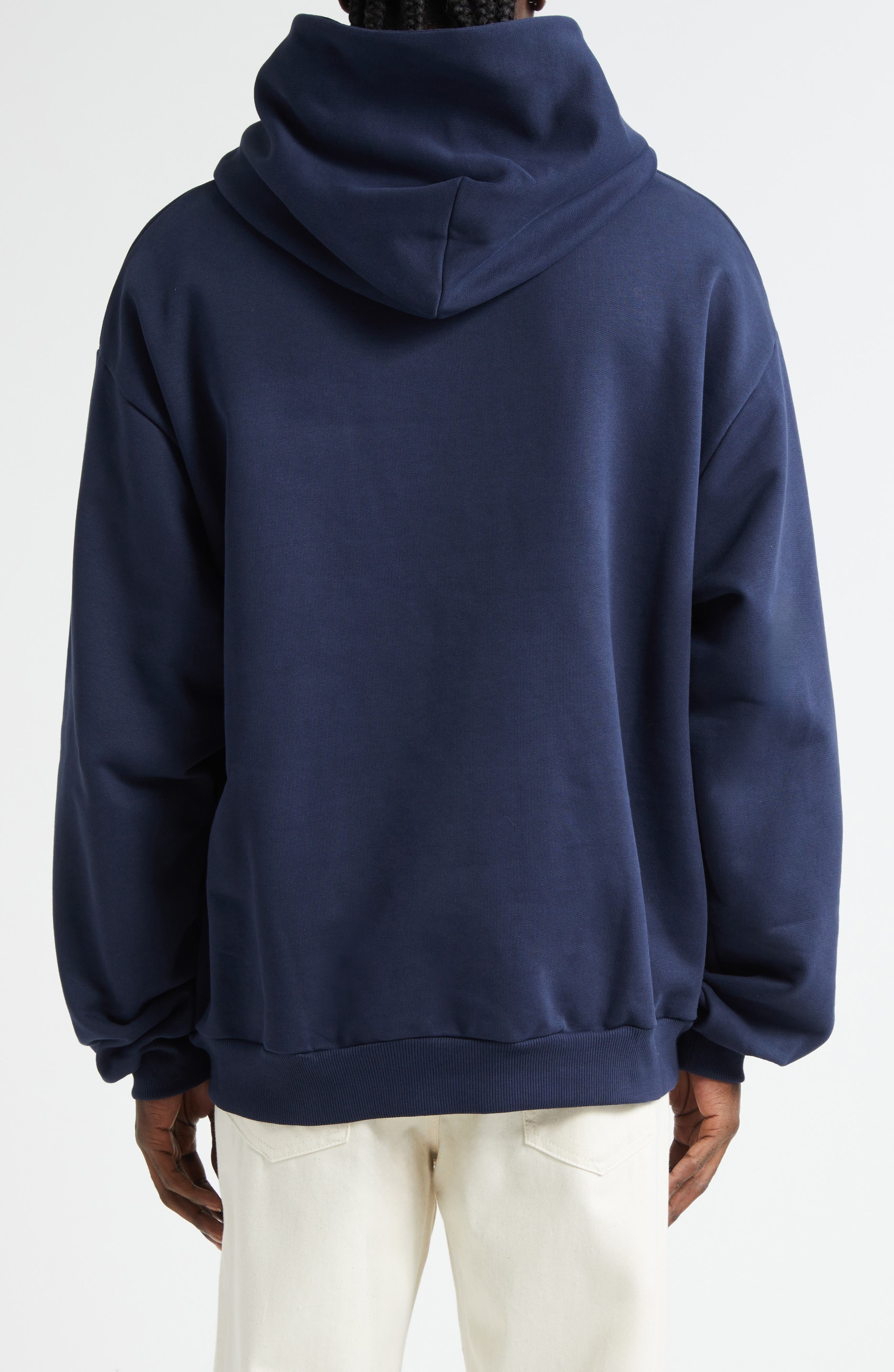Marni Monolith Oversize Logo Graphic Hoodie in Navy/Blue at Nordstrom - 2