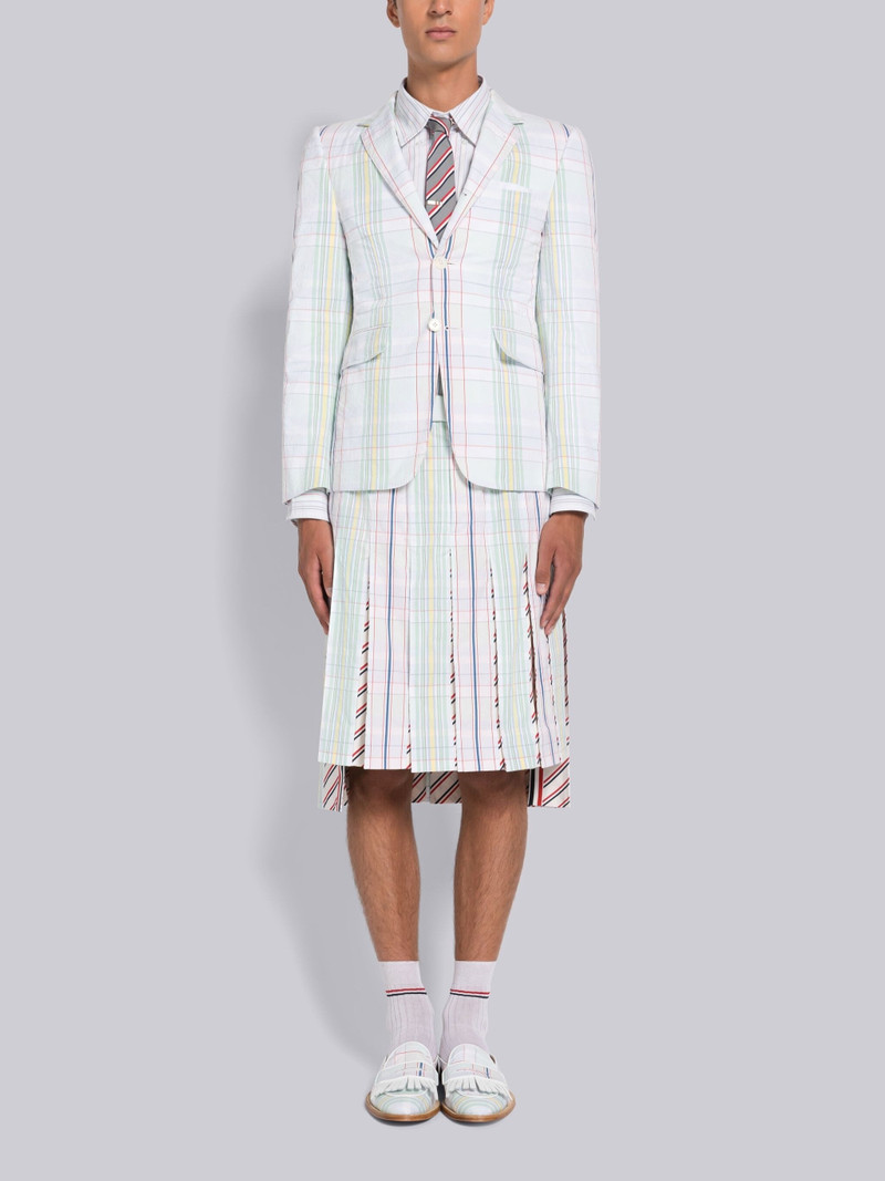 Fun-Mix Gingham Backstrap Classic Pleated Skirt 4