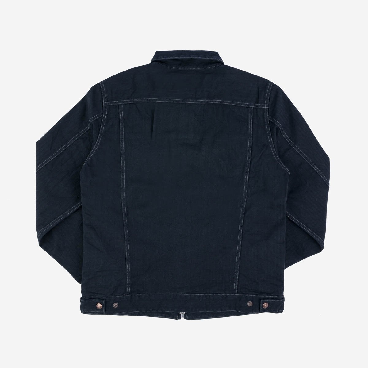 IHJ-124-BLK 10oz Herringbone Work Jacket - Black - 6