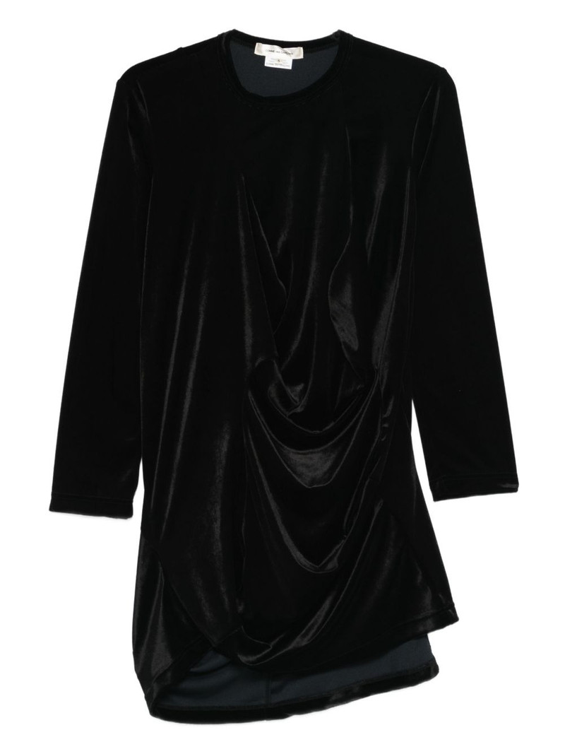 draped mini dress 1