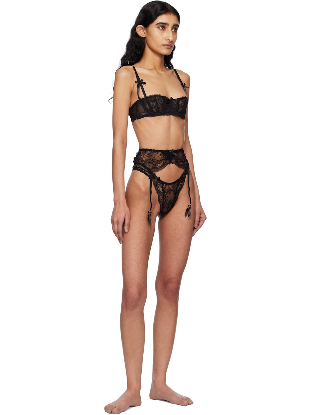 Black Love Thong - 5