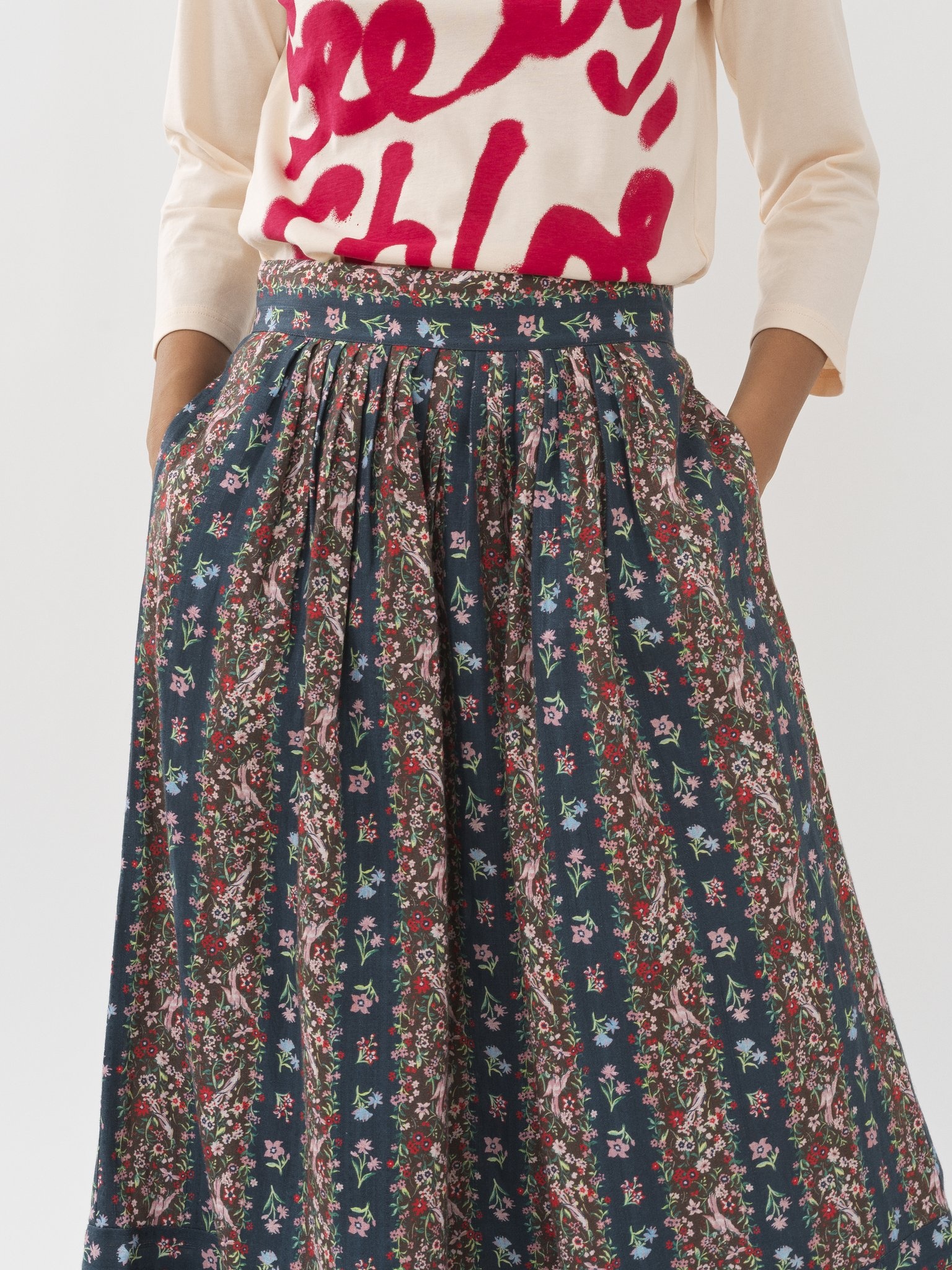 PUFF MID-LENGTH SKIRT - 6