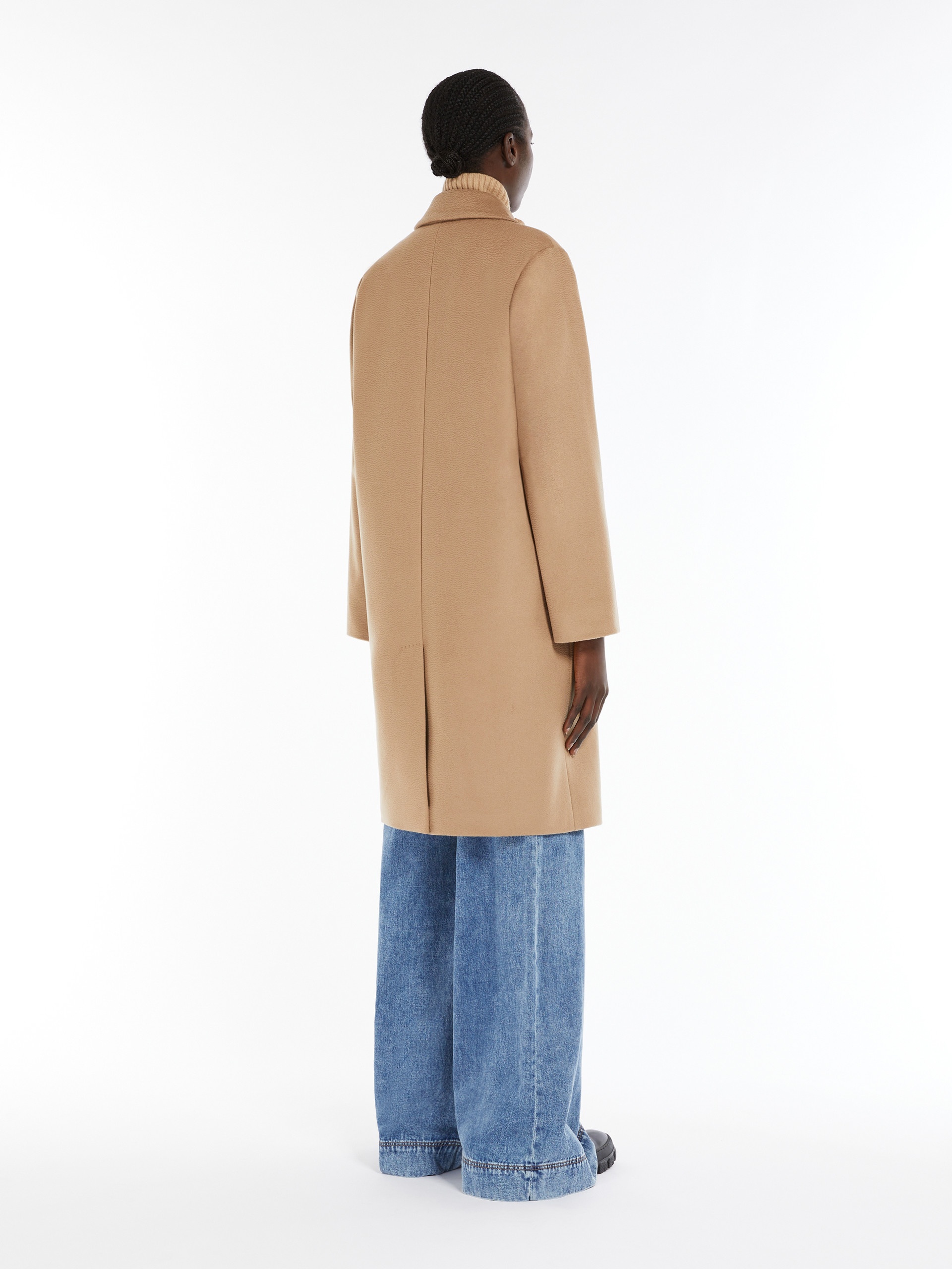 ZUM Double-breasted wool broadcloth coat - 4