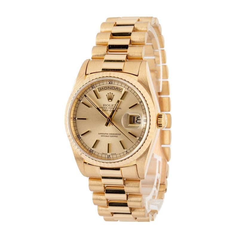 Rolex Day Date Ref 18238 Champagne Dial - 2