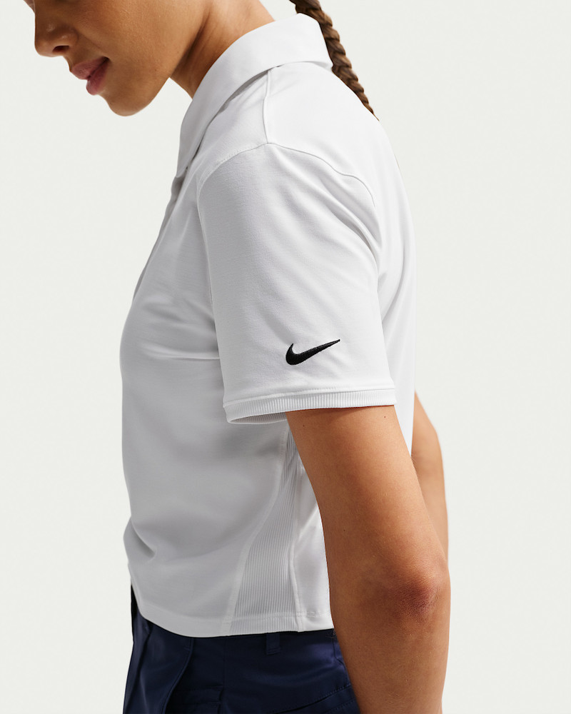 Nike Nike Victory Women's Dri-FIT Short-Sleeve Cropped Golf Polo outlook