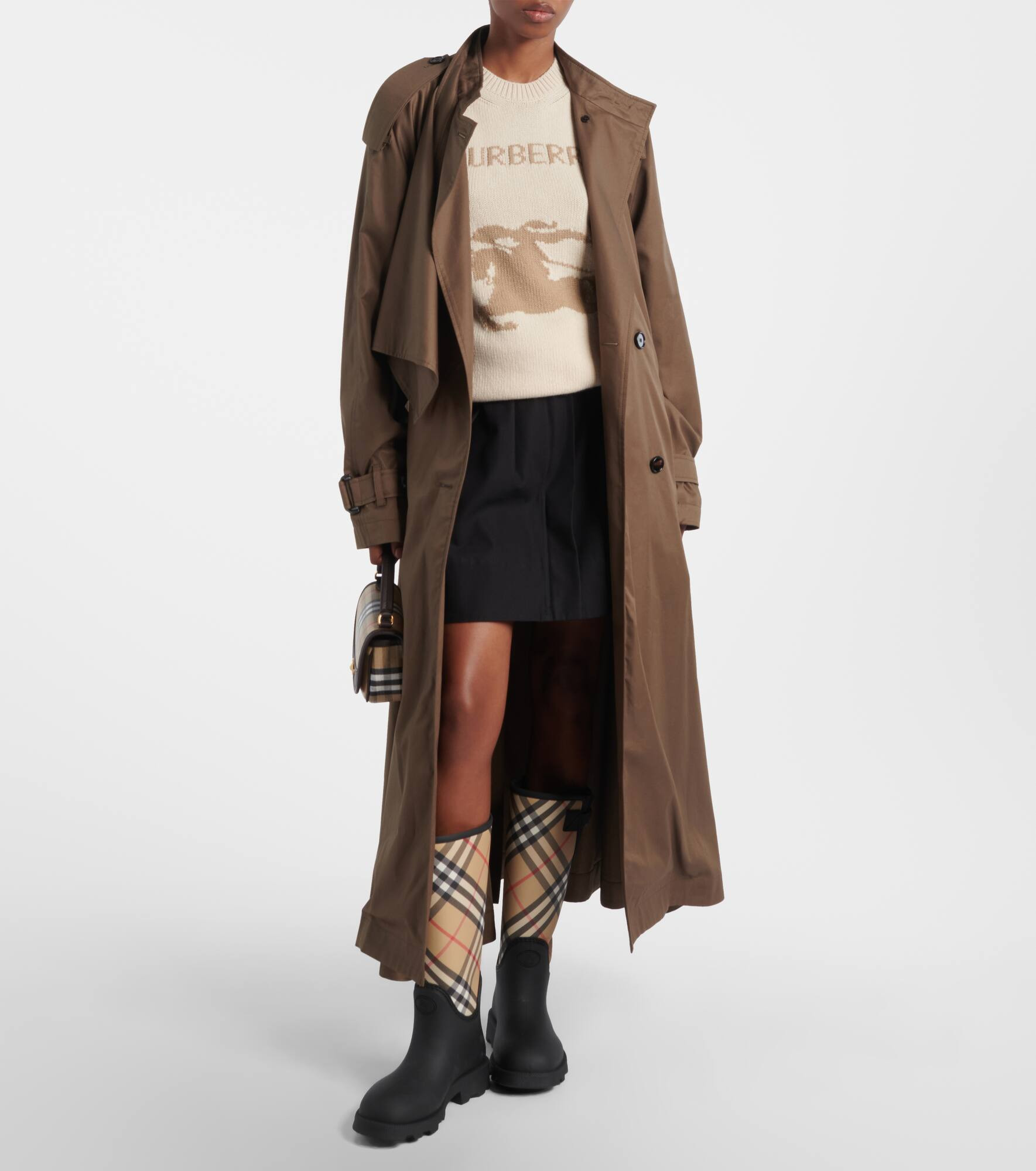Marsh Burberry Check rain boots - 3