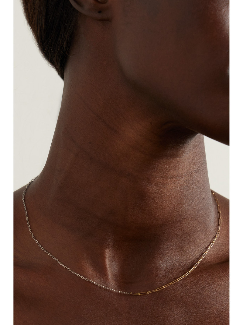 Yvonne Léon 18-karat White And Yellow Gold Necklace outlook