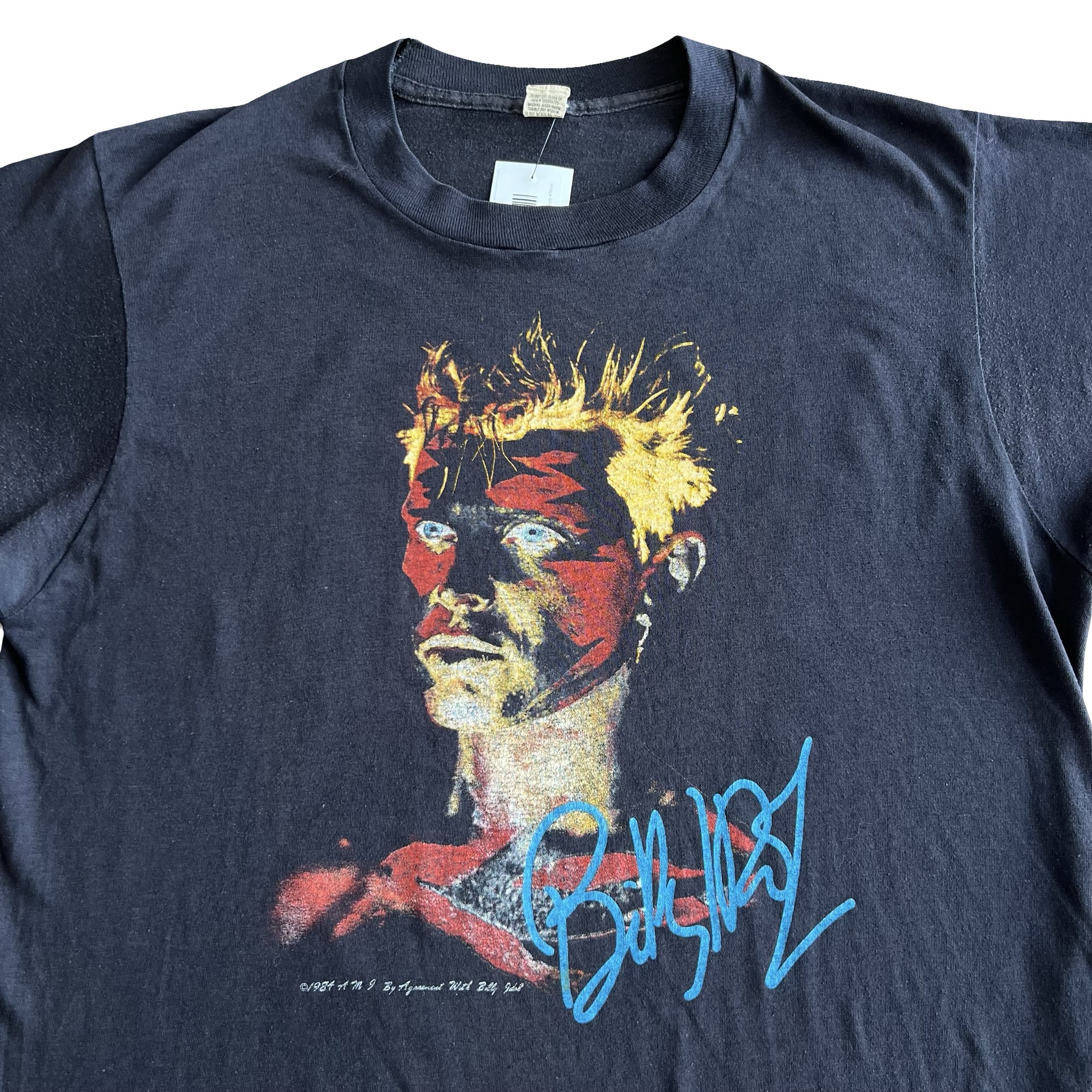 Final Blow - Vintage Billy Idol Rebel Yell 1984 Photo T-Shirt SZ L - 2