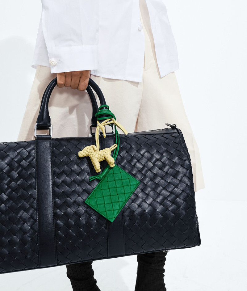 Bottega Veneta Intrecciato Stamp Badge Holder outlook