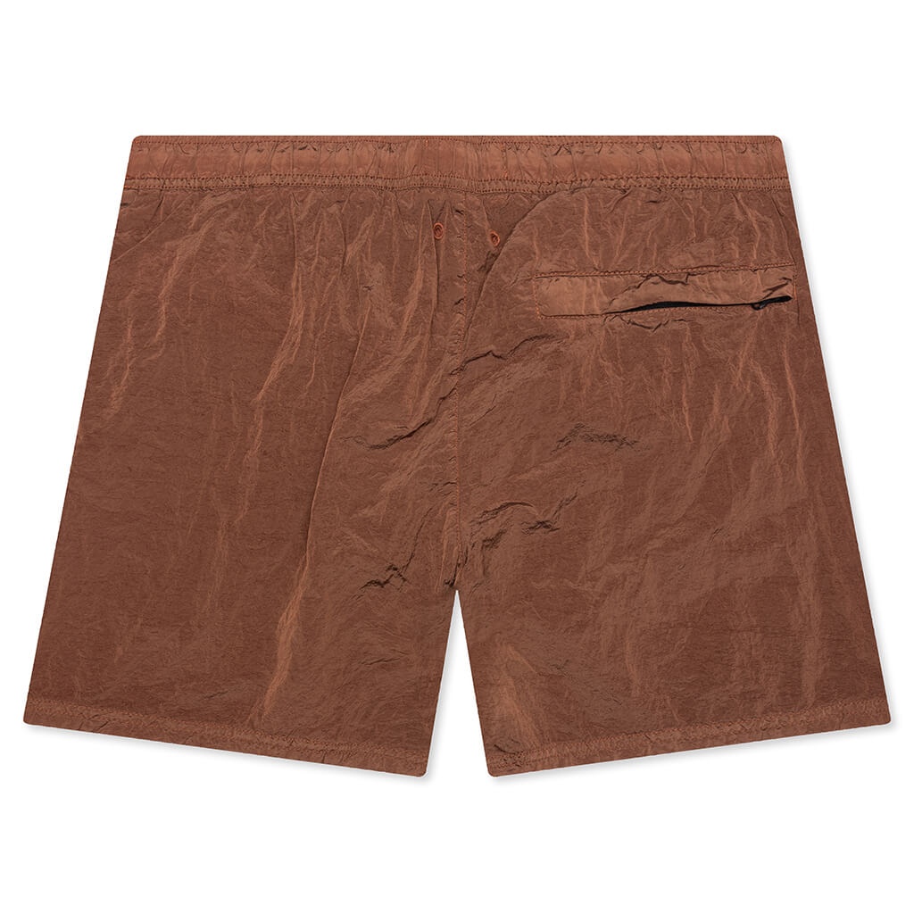 NYLON METAL REGULAR FIT SHORTS - RUST - 2