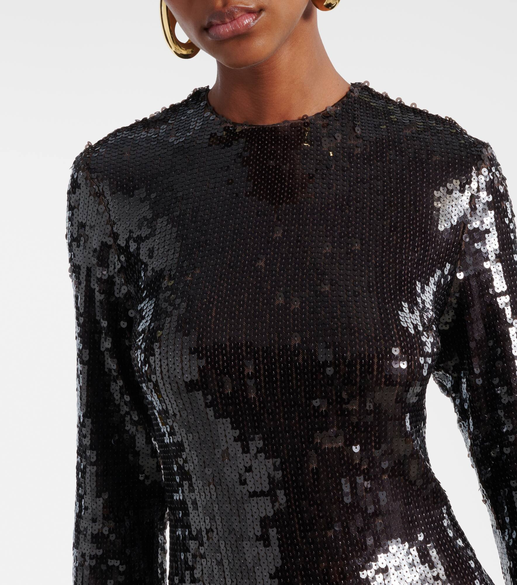 Sequined maxi dress - 4