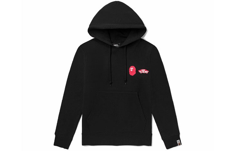 Vans x BAPE Camo Pullover Hoodie 'Black' VN0A7XKM448 - 1