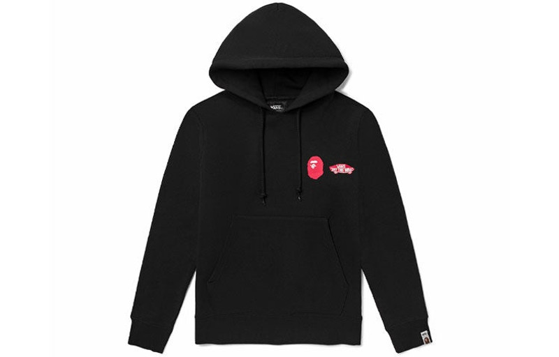 Vans x BAPE Camo Pullover Hoodie 'Black' VN0A7XKM448 - 1