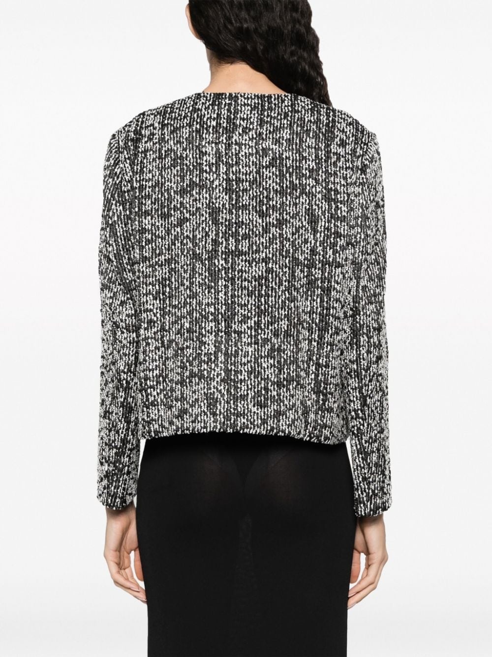 cropped tweed jacket - 4