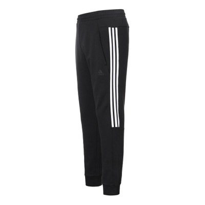 adidas adidas Casual Sports Bundle Feet Lacing Stripe Knit Long Pants Black GP1014 outlook