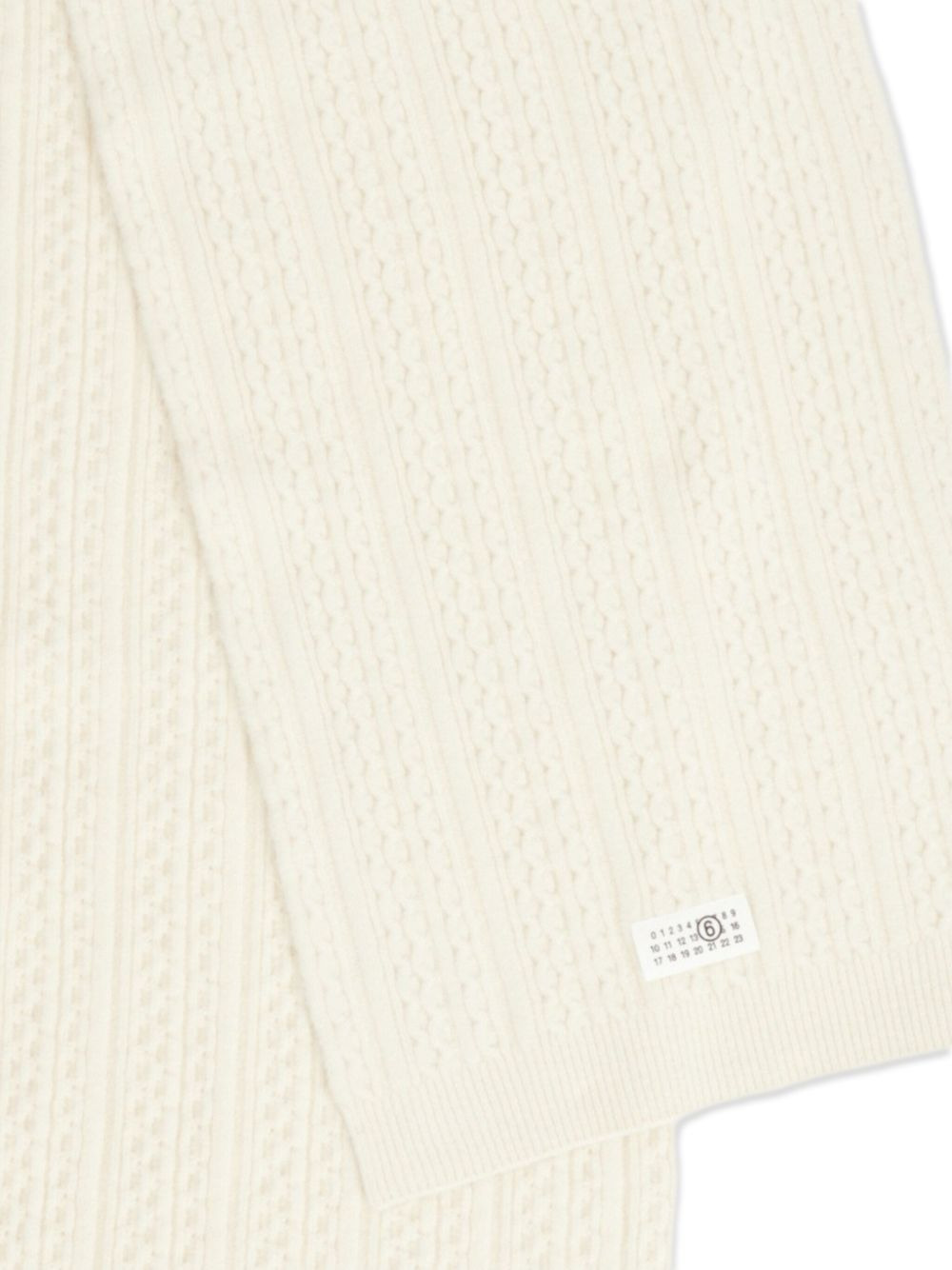 ribbed-knit scarf - 2