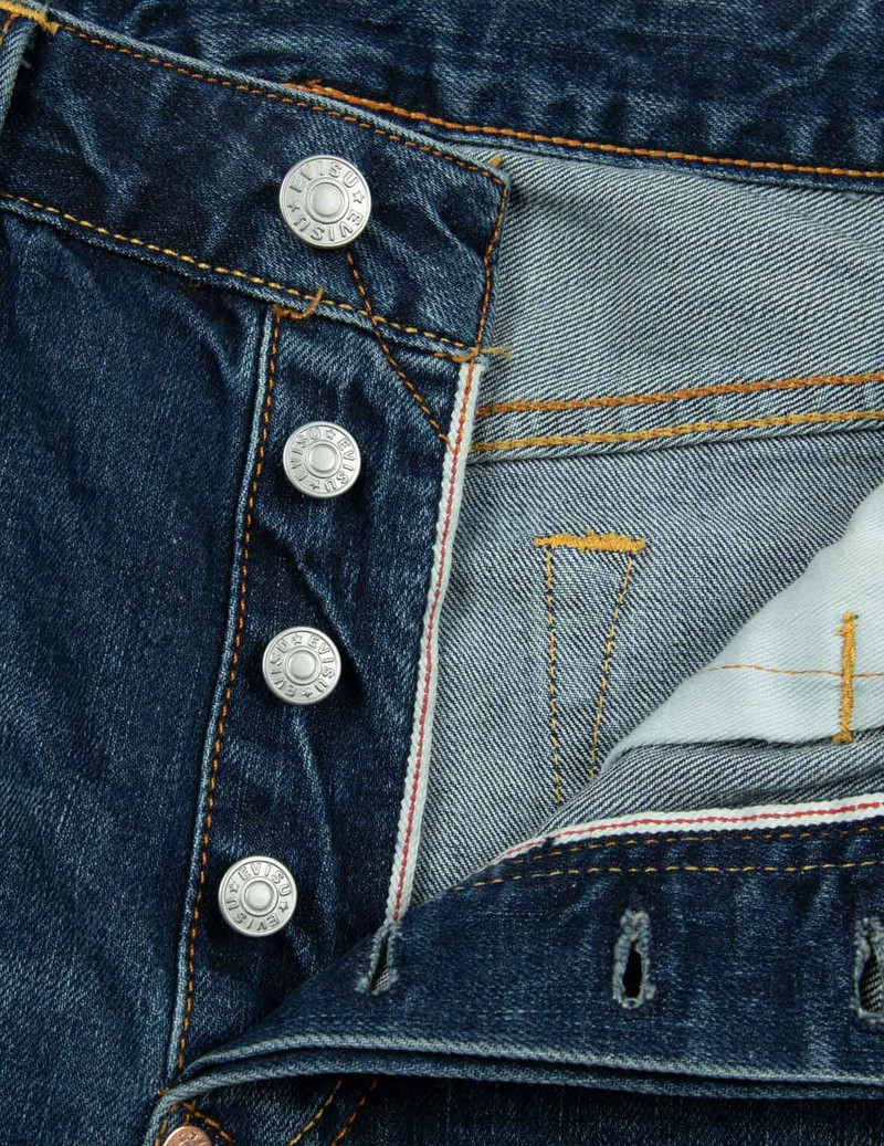 ECRU BRUSHSTROKE DAICOCK LOOSE FIT JEANS 8