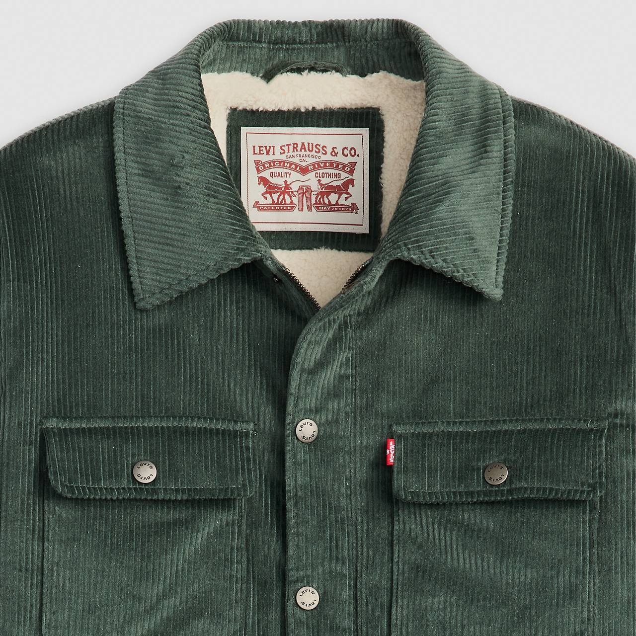 SHERPA LINED CORDUROY SHACKET - 4