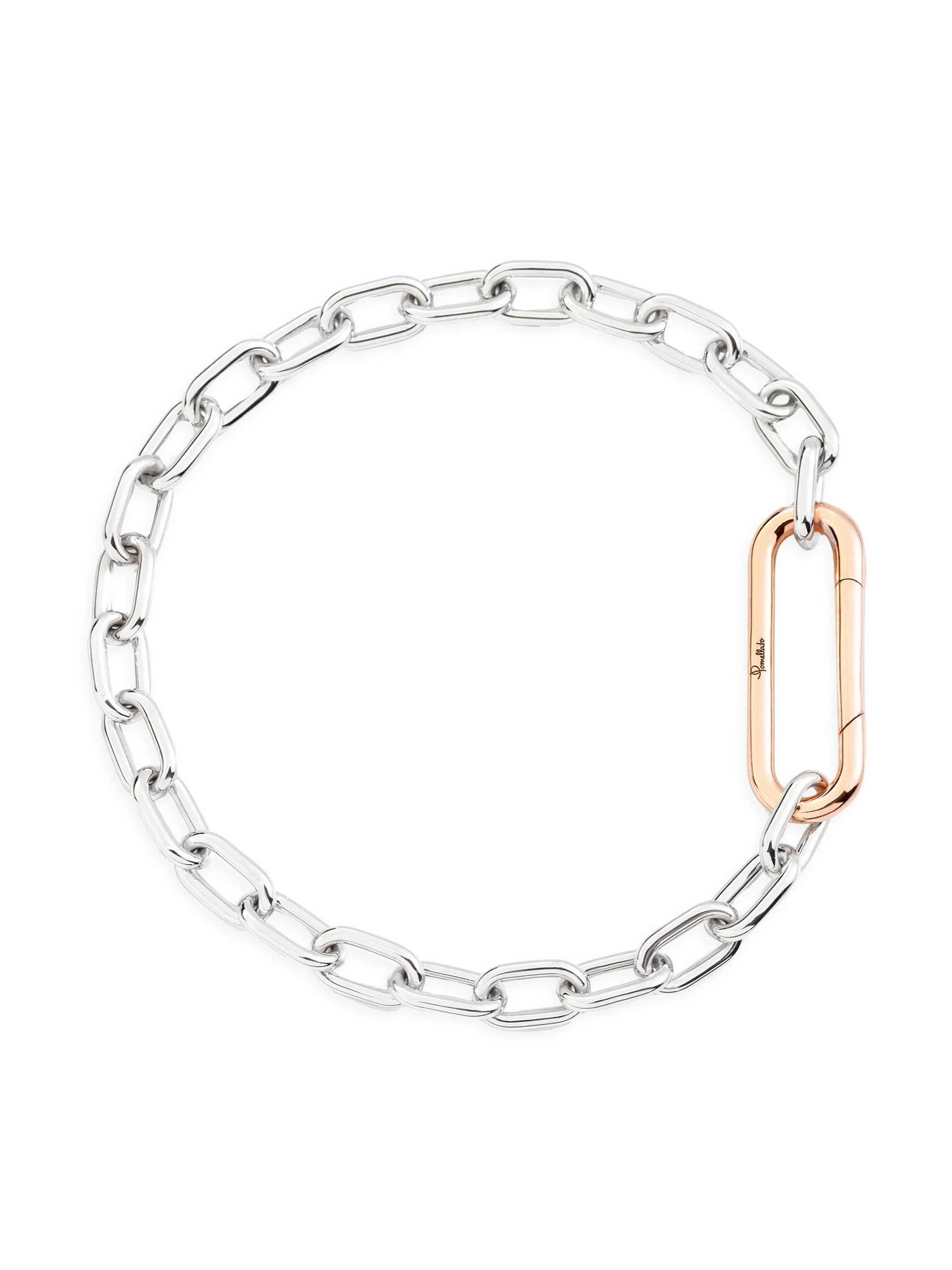 Women's Iconica 18K Rose & White Gold Chain Bracelet/6" - White Gold - 1