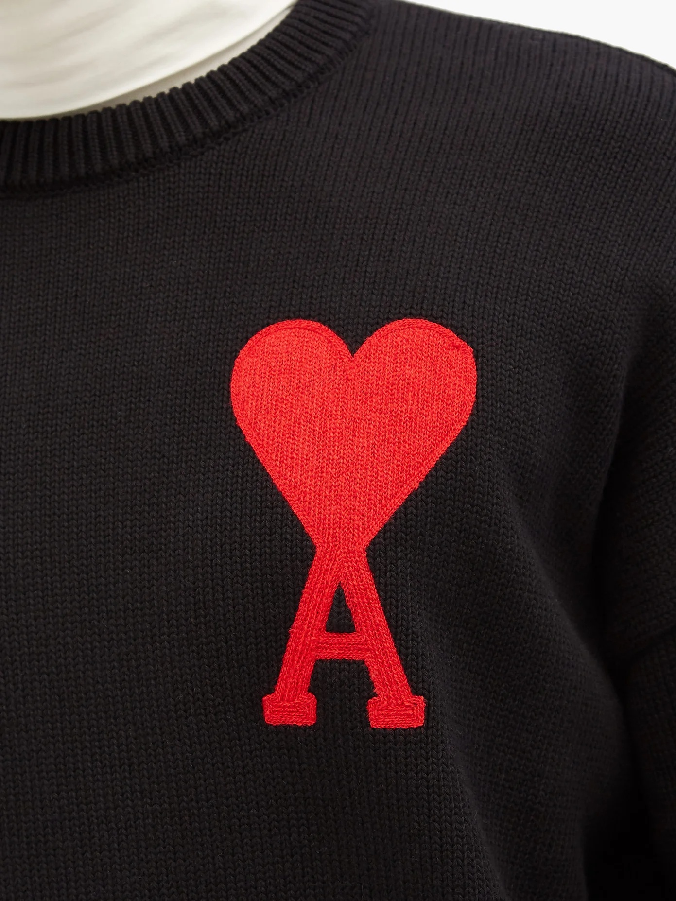 Logo-appliqué cotton-blend sweater - 3