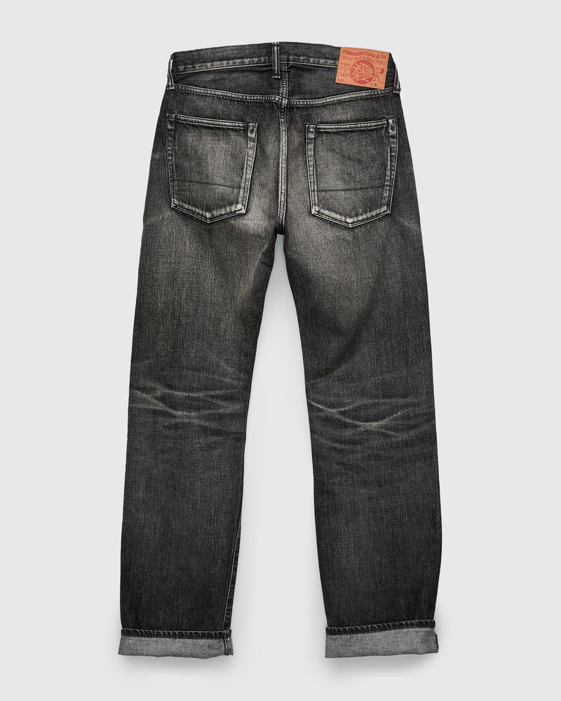 Studio D'Artisan D1890UBS 13oz Washed Black Selvedge Denim - Loose Straight Fit outlook