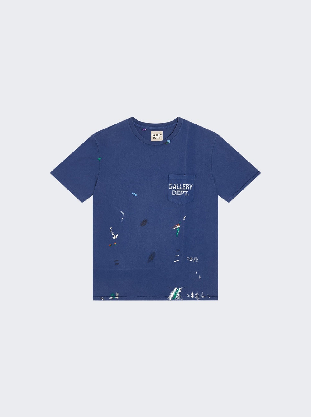 Vintage Logo Painted Tee Navy - 1