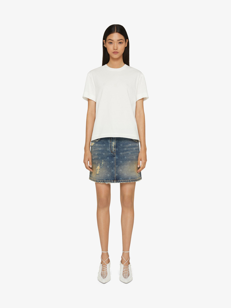 Givenchy SKIRT IN 4G GIVENCHY DENIM outlook