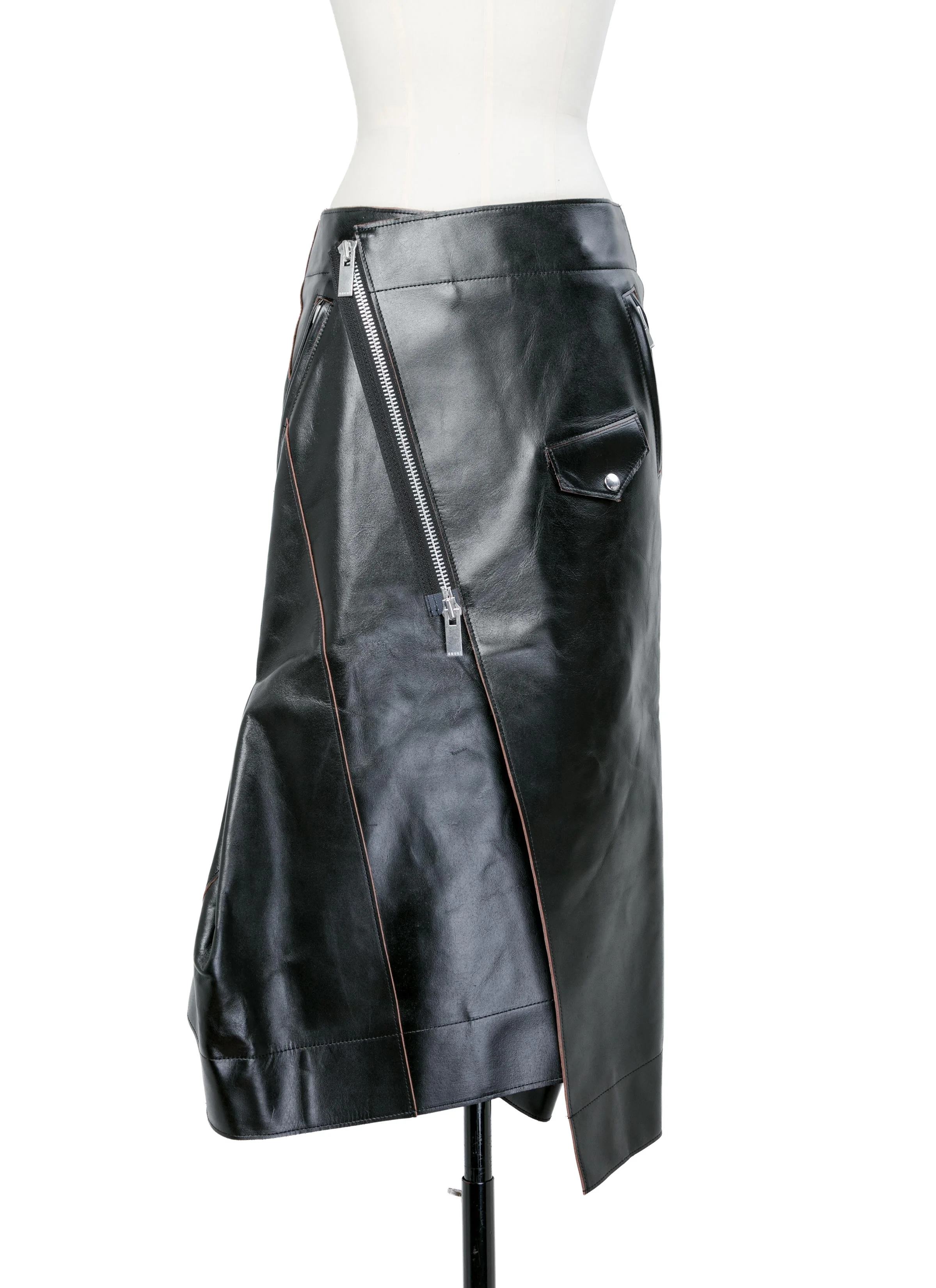 Leather Skirt - 1