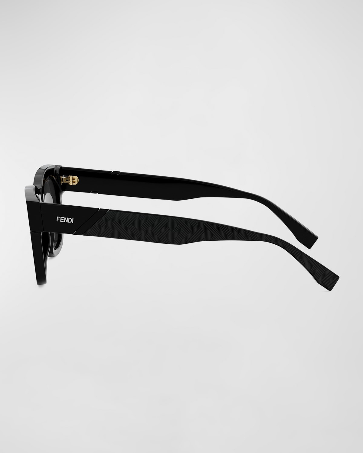 Men's Square Acetate Sunglasses - 4