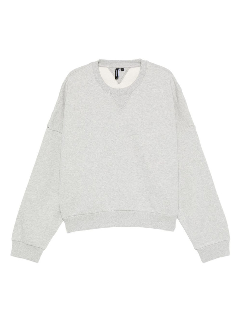 crew-neck cotton sweatshirt 1