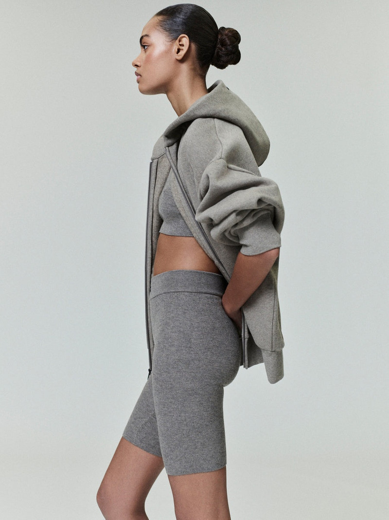 ESSENTIALS Classic Fleece Zip-Up Hoodie outlook