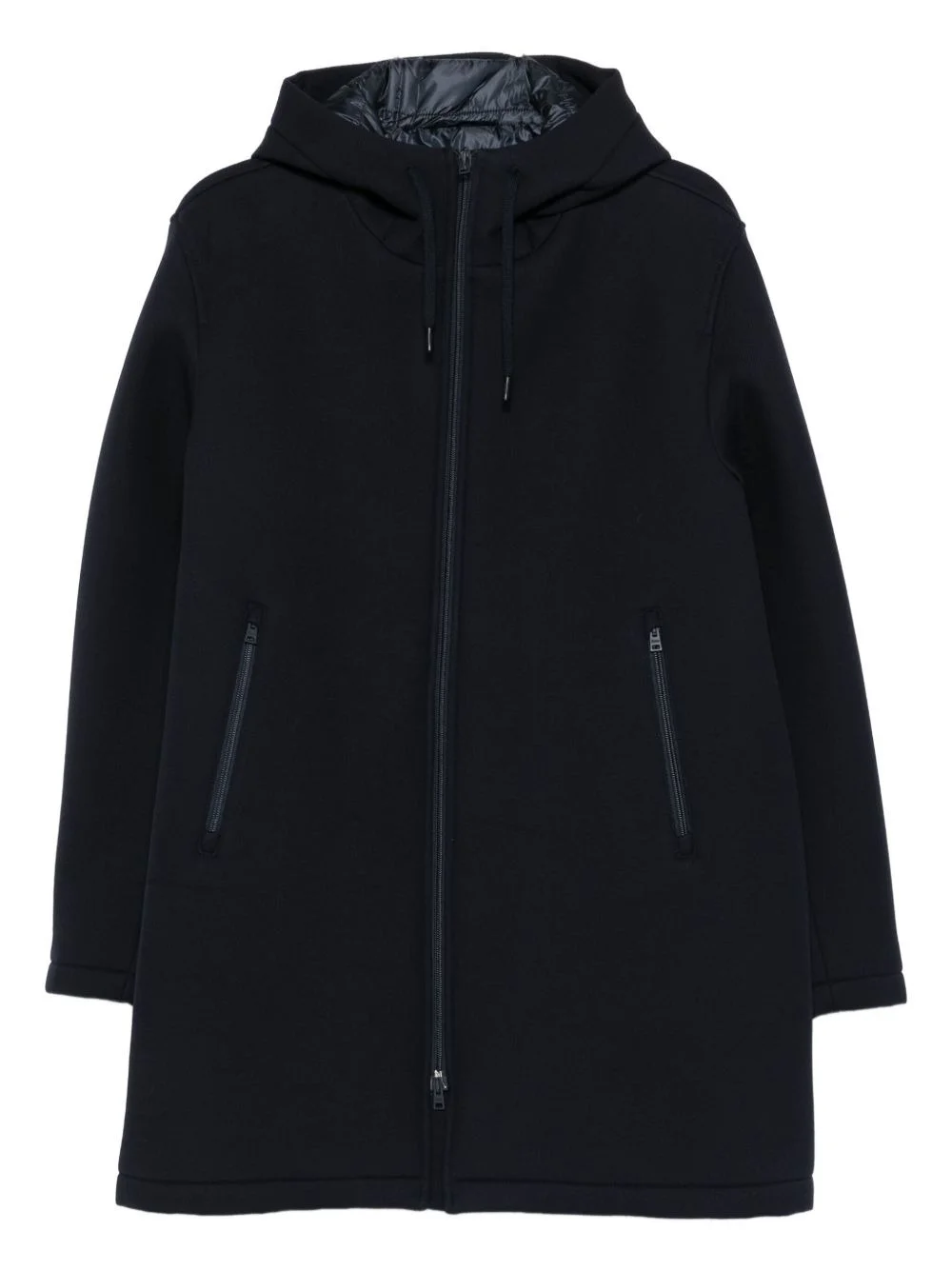 zip-front hooded jacket - 1