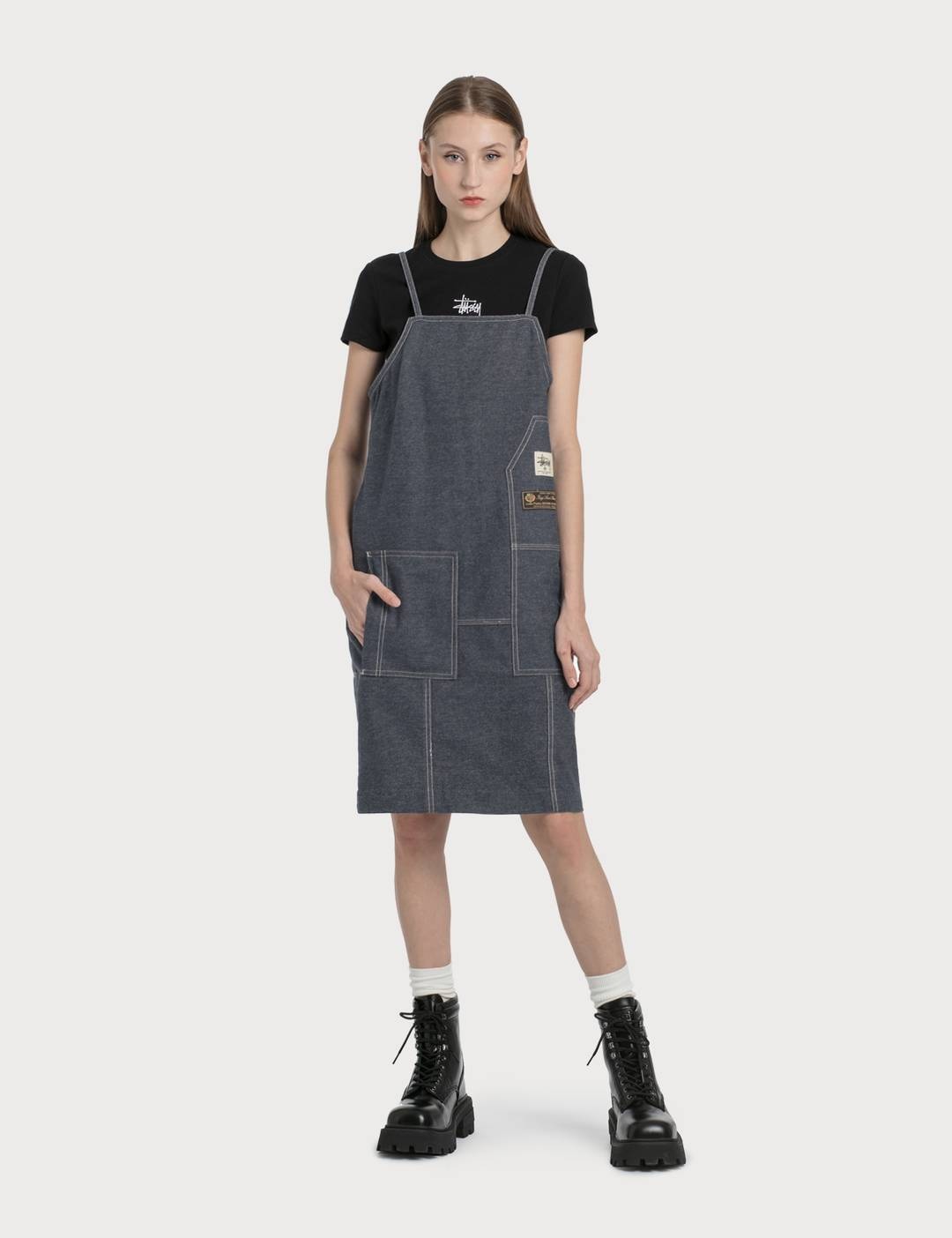 1017 ALYX 9SM x Stussy Apron Denim Dress - 3