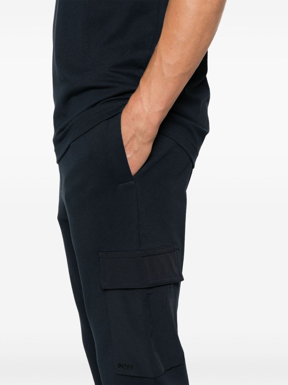 cotton cargo track pants - 5