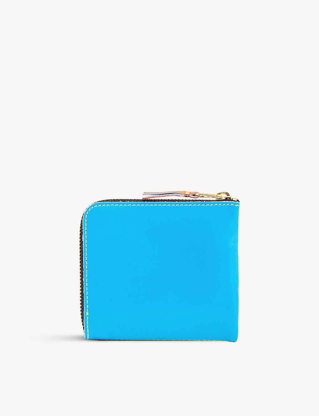 Super Fluo half-zip leather wallet - 3