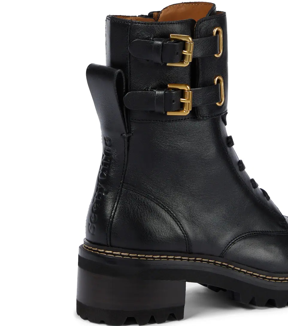 Mallory leather ankle boots - 6