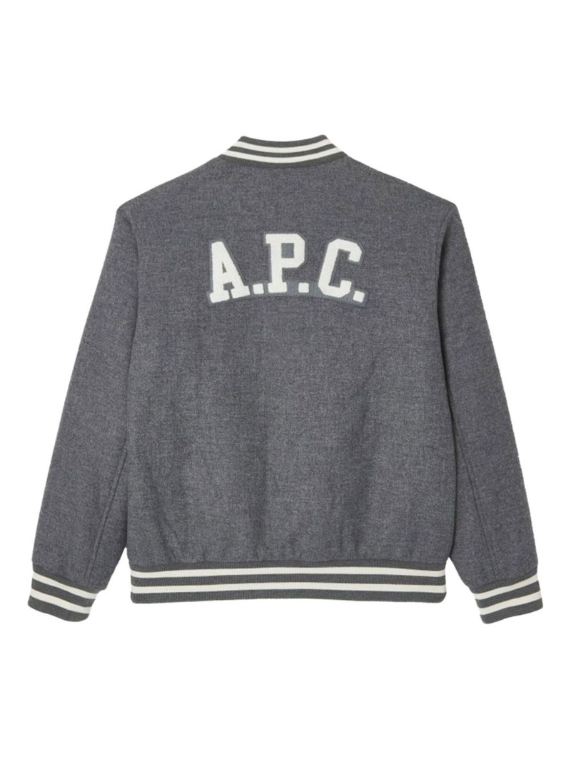 A.P.C. Micky striped blouson jacket outlook