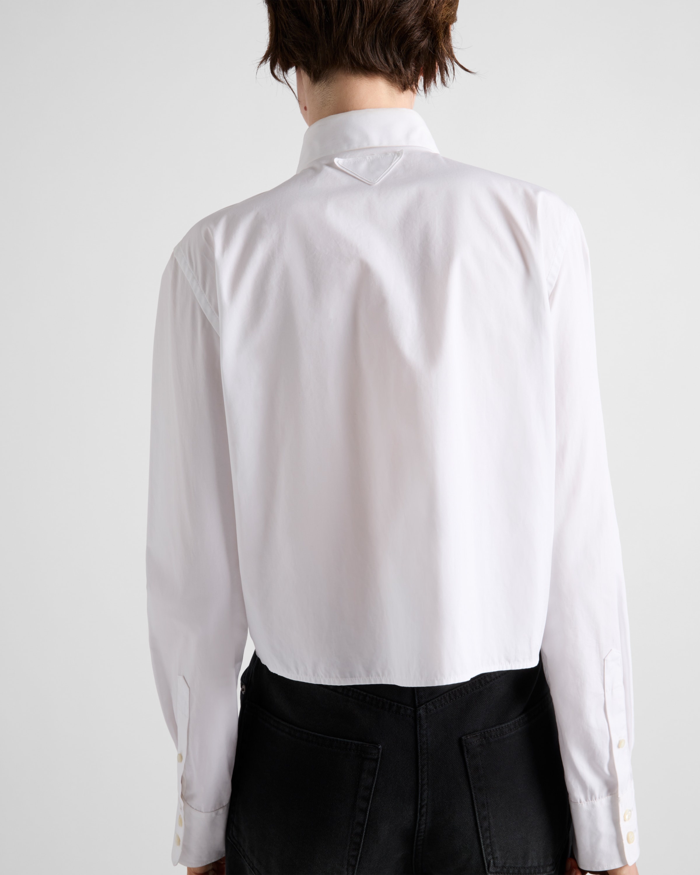 Embroidered poplin shirt - 4
